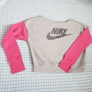 Nike Crop sweatshirt youth large